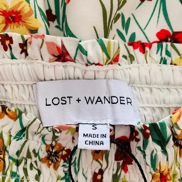 Lost + Wander Floral Maxi Renee Dress S - Picture 6 of 7